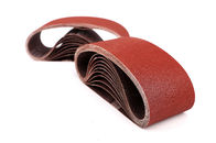 Poly Cotton Aluminum Oxide Sanding Belts 75mm x 533mm / Grit P36 To Grit P220
