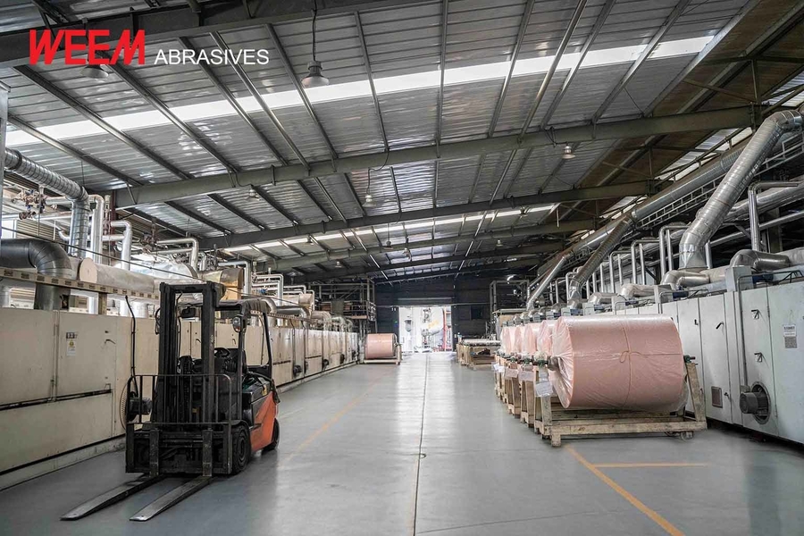 WEEM Abrasives manufacturer production line