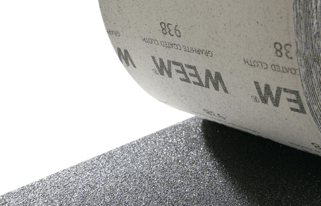 WEEM Graphite Coated Canvas HD Rolls For Wide Belt Sander / 203 x 46m