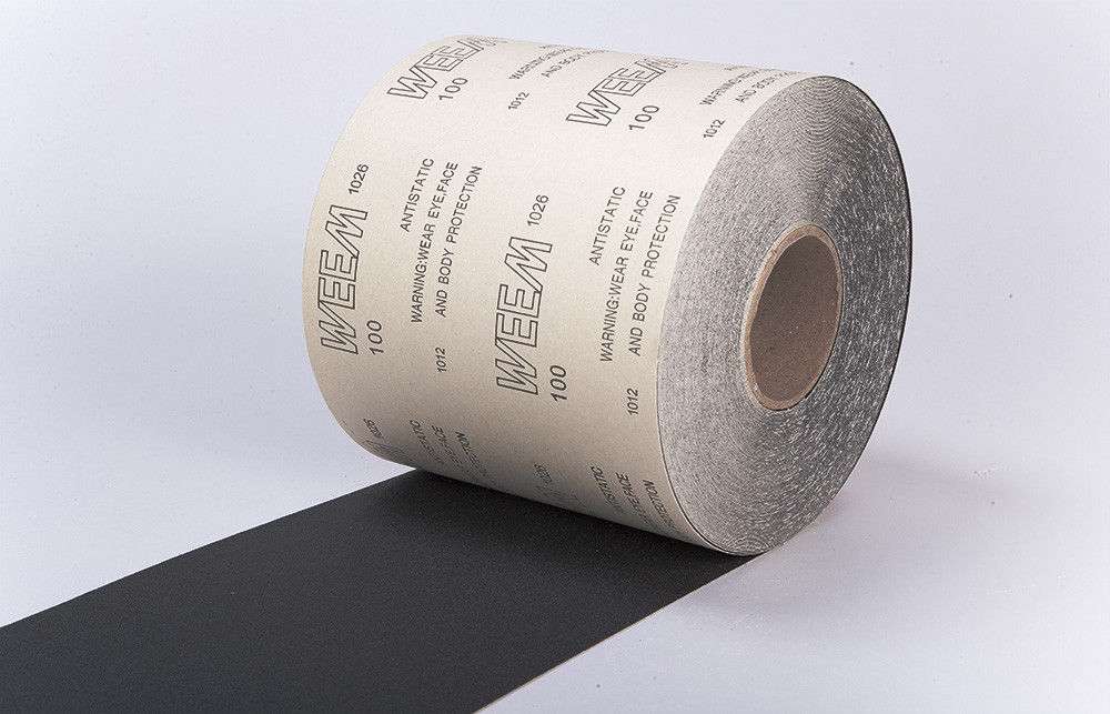 Anti-Static 5O yards Silicon Carbide Sandpaper Abrasive Cloth Rolls For Floor Sanding